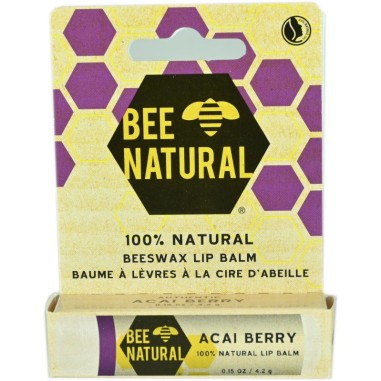 Bee Natural Balsamo Labbra Gusto Bacche di Acai