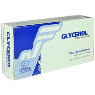 Glicerol New.Fa.Dem. Supposte di Glicerolo 2500 mg per Adulti
