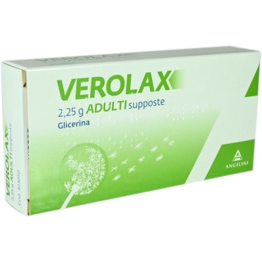 Verolax 2,25 gr Adulti Supposte di Glicerina