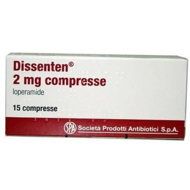 Dissenten 2 mg 15 Compresse Loperamide Anti Diarrea