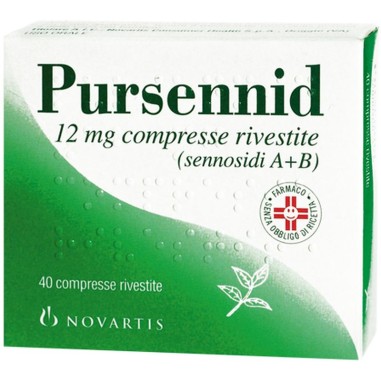 Pursennid 40 Compresse Rivestite 12 mg Sennosidi