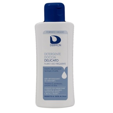 Dermon Detergente Doccia Delicato Uso Frequente da Viaggio 100 ml