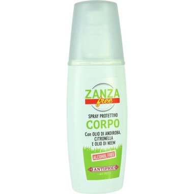 Zanza Free Spray Protettivo Corpo Antizanzare con Citronella 100 ml
