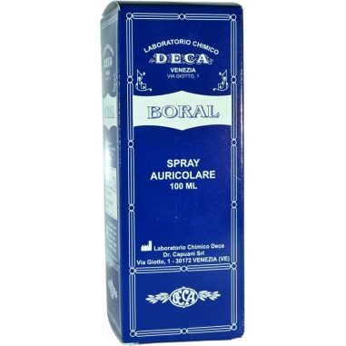 Boral Spray Auricolare 100 ml Rimuove Impurità dall\'Orecchio