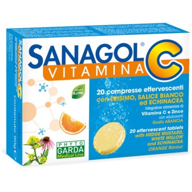Sangol Vitamina C 20 Compresse Effervescenti Vie Respiratorie