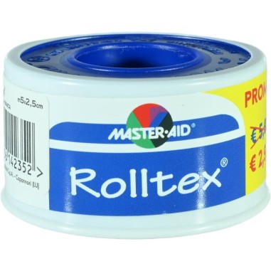 Rolltex Cerotto su Rocchetto in Tela Bianca mt 5X2,5 cm