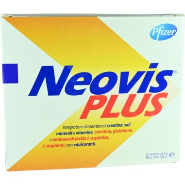 Neovis Plus 20 Bustine Integratore per la Pronta Energia