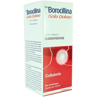 Neo Borocillina Gola Dolore 0,25% Collutorio