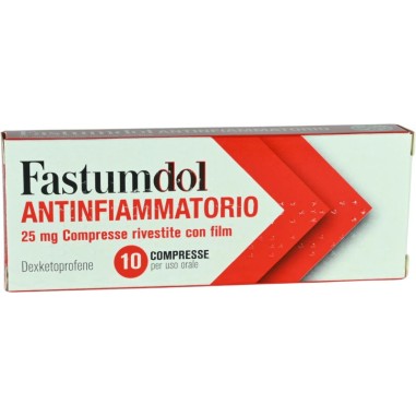Fastumdol Antinfiammatorio 25 mg Dexketoprofene 10 Compresse