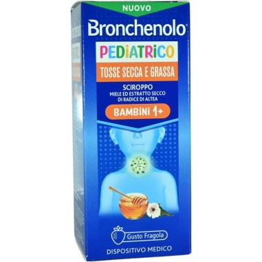 Bronchenolo Pediatrico Tosse Secca Grassa Gusto Fragola 120 ml