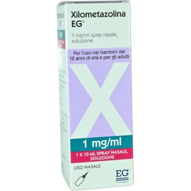 Xilometazolina Spray Nasale 10 ml Congestione Nasale