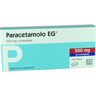 Paracetamolo EG 500 mg 20 Compresse