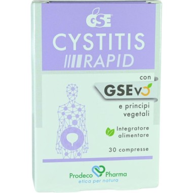 Gse Cystitis Rapid 30 Compresse Benessere Sistema Urinario