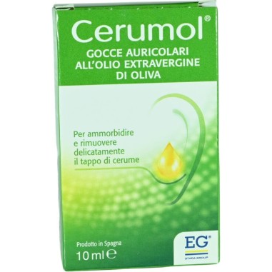 Cerumol Gocce Auricolari Ammorbidire Rimuovere Tappo Cerume 10 ml