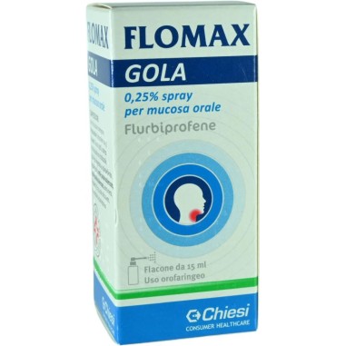 Flomax Gola Spray 15 ml Infiammazione e Mal di Gola