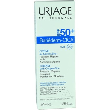 Bariéderm-Cica Crema Spf50+ con Rame e Zinco 40 ml