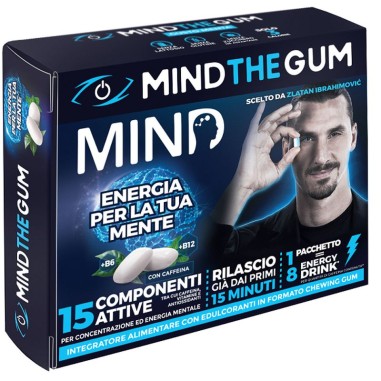 Mind The Gum Mind Integratore Attenzione Concentrazione in Chewing Gum