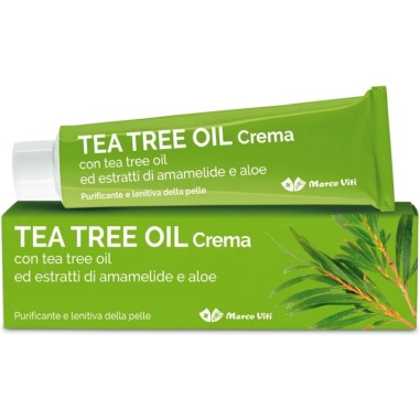 Tea Tree Oil Crema Purificante Lenitiva della Pelle 100 Ml