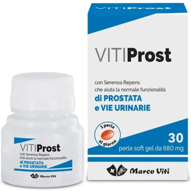 Viti Prost Con Serenoa Repens Funzionalità Prostata 30 Perle Soft Gel