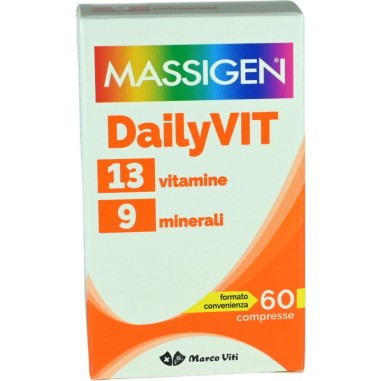 DailyVit Integratore 13 vitamine 9 minerali 60 Compresse