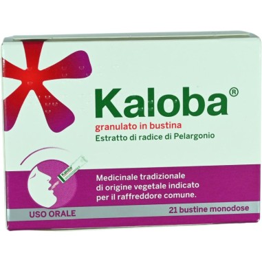 Kaloba Granulato in Bustina per Raffreddore Comune 21 Bustine Monodose