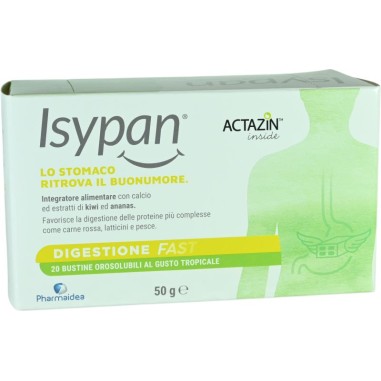 Isypan Digestione Fast Integratore Benessere Digestivo 20 Bustine
