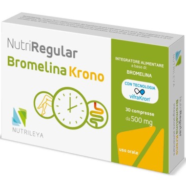 Nutriregular Bromelina Krono Integratore Alimentare 30 Compresse