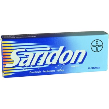 Saridon 20 Compresse Mal di Testa Mal di Denti