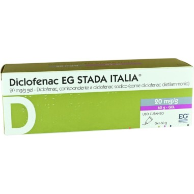 Diclofenac EG Gel 2% tubo da 60 gr