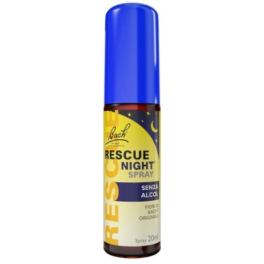 Rescue Night Spray Senza Alcol 20 ml Utile al Rilassamento