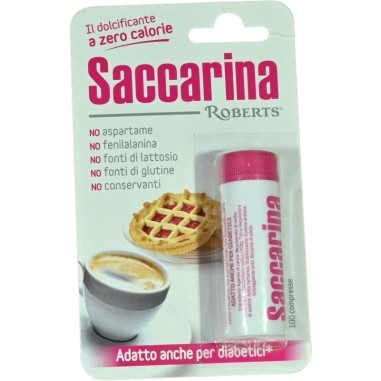 Saccarina Roberts Dolcificante Zero Calorie 100 compresse 65 mg