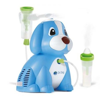 Dr Dog Sistema per Aerosolterapia ad Aria Compressa Colore Blu