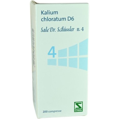 Kalium chloratum D6 Sale Dr Schüssler n.4 Azione Antinfiammatoria