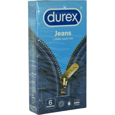 Preservativo Durex Jeans Large 6 Profilattici
