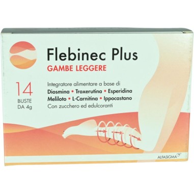 Flebinec Plus Benessere Vene e Microcircolo 14 Bustine