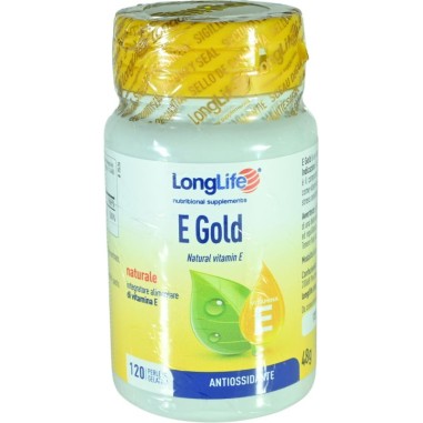 Longlife E Gold Integratore Vitamina E Naturale 120 Perle