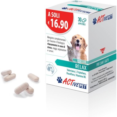 Activepet Benessere Relax 30 Compresse Appetibili