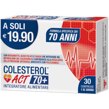 Colesterol Act 70+ 30 Compresse Metabolismo Colesterolo