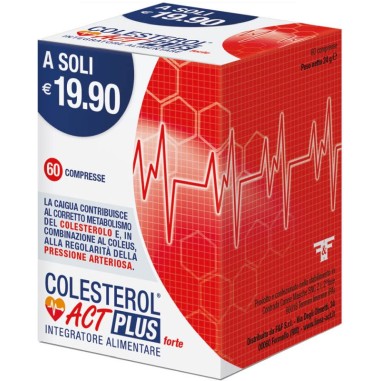 Colesterol Act Plus Forte 60 Compresse Benessere Cardiovascolare