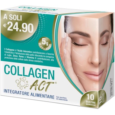 Collagen Act 10 Bustine Integratore Alimentare