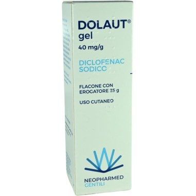 Dolaut Gel Spray 4% 25 gr per Dolori Articolari e Muscolari