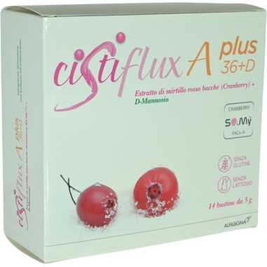 Cistiflux A Plus 36+D per Funzionalità Vie Urinarie 14 Bustine