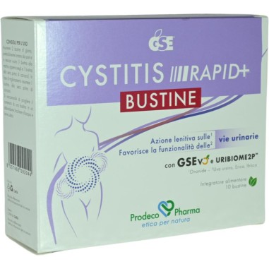 Gse Cystitis Rapid+ Funzionalità Vie Urinarie 10 Bustine