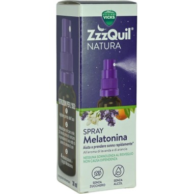 Vicks Zzzquil Natura Spray Melatonina Aiuta Addormentamento 30 ml
