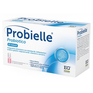 Probielle 10 Flaconcini Probiotico di Lattobacilli e Bifidobatteri