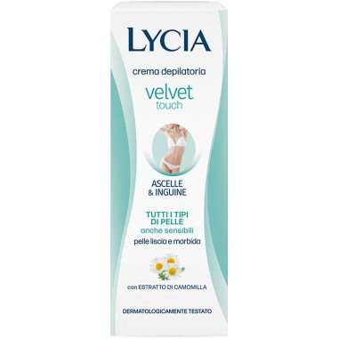 Lycia Velvet Touch 100 ml Crema Depilatoria Ascelle e Inguine