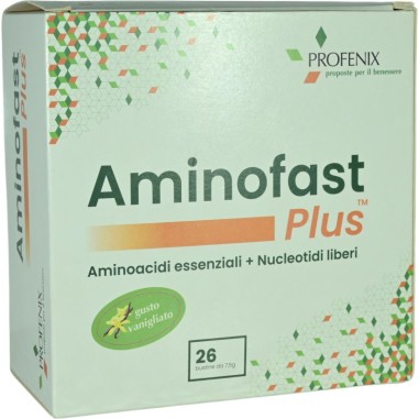 Aminofast Plus Integratore Proteico 26 Bustine Gusto Vanigliato