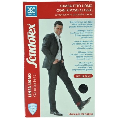 Gambaletto Gran Riposo Classic Uomo 280 Denari Misura 5 Calzata 44-45