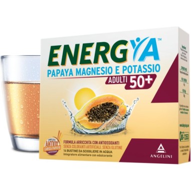 Energya Papaya Magnesio e Potassio Adulti 50+ ANGELINI