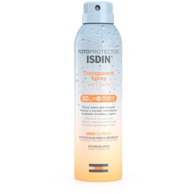 Transparent Spray Wet Skin Spf 30 Fotoprotector Isdin